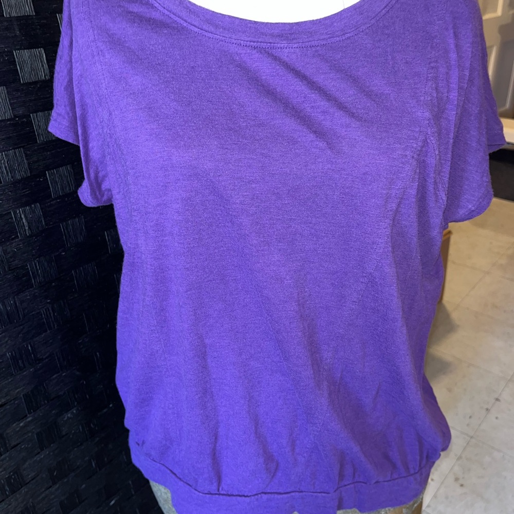 Sonoma Purple Relaxed Short Sleeve Tee